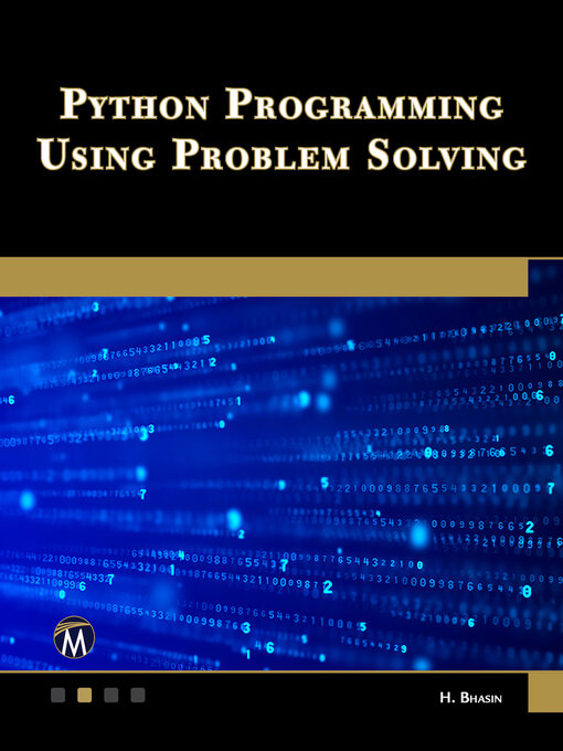 Title details for Python Programming Using Problem Solving by Harsh Bhasin - Available